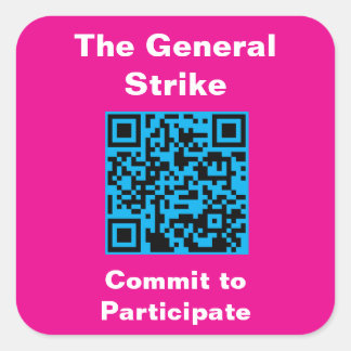 Square, 3 inch stickers, six to a sheet vierkante sticker