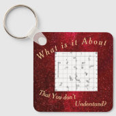 Square Agility Course Themed Keychain (Voorkant)