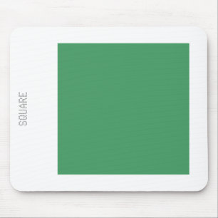 Square - Army Green en White Muismat