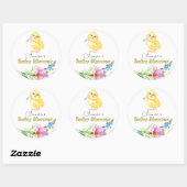Square Baby shower Square Sticker (Vel)