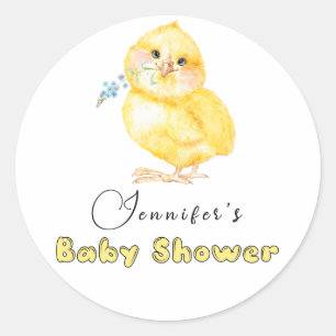 Square Baby shower Square Sticker
