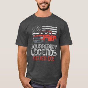 Square Body Legends Nooit die Truck Cute Pap T-shirt