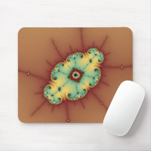 Square Brain - Fractal Mousepad Muismat (Met muis)