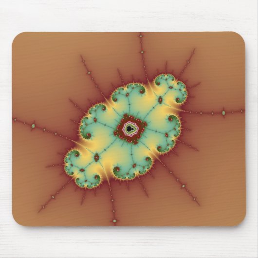 Square Brain - Fractal Mousepad Muismat (Voorkant)