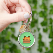 Square Cats Sleutelhanger (Hand)