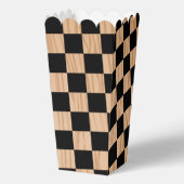 Square Checkers Design Popcorn Bedankdoosjes (Voorkant)