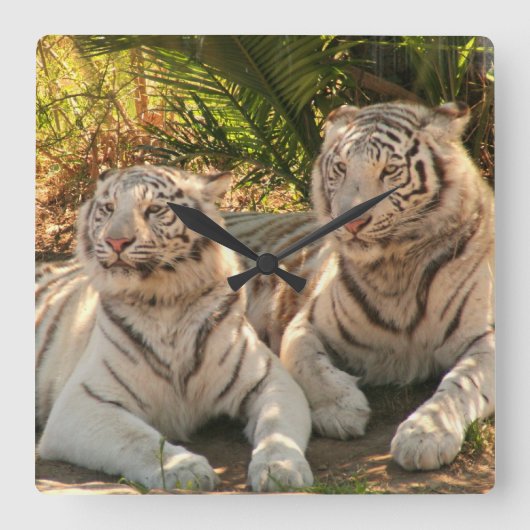 Square Clock - Gepersonaliseerd Vierkante Klok (Voorkant)