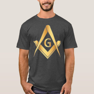 Square Compass Freemason-cadeaus voor mannen Mason T-shirt
