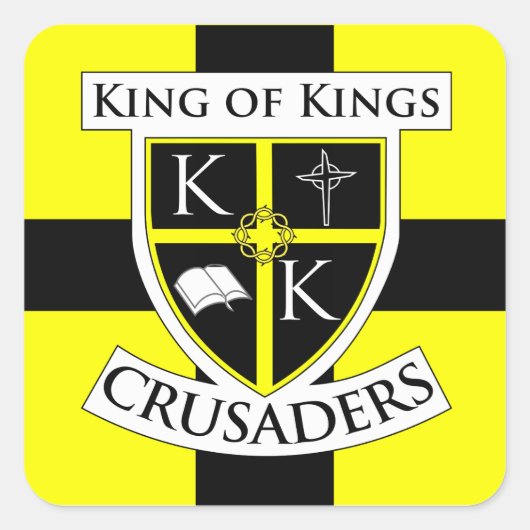 Square Crusaders Sticker klein (Voorkant)
