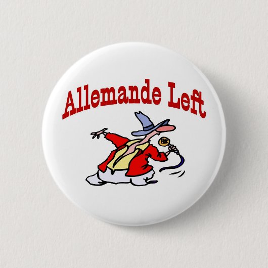 Square Dance, Allemande links Ronde Button 5,7 Cm (Voorkant)