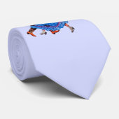 Square Dance Motif Stropdas (Opgerold)