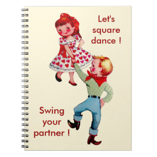 Square Dance School Notebook Notitieboek