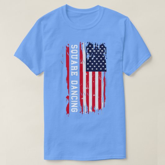 Square Dancing Country Dance Floor Southerners  T-shirt (Design voorkant)