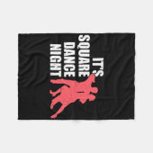 Square Dancing  Fleece Deken (Voorkant (Horizontaal))