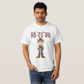 Square Dancing Fun Cowboy T Shirt (Voorkant volledig)