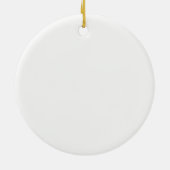Square Dancing Keramisch Ornament (Achterkant)