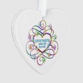 Square Dancing maakt Life Sparkle Ornament (voorkant)