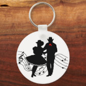 Square Dancing Sleutelhanger (Voorkant)