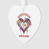 Square Dancing Sparkles Ornament (voorkant)