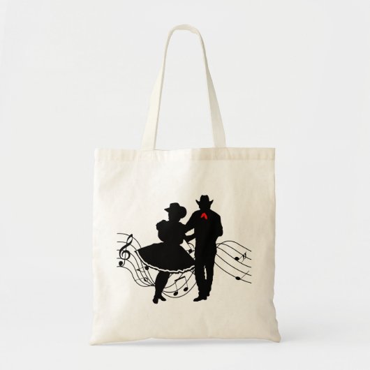 Square Dancing Tote Bag (Voorkant)