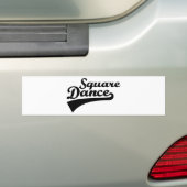Square dans bumpersticker (Op auto)