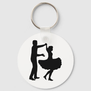 Square dansen sleutelhanger