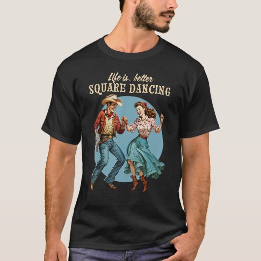 Square Dansland Westerne dance T-shirt (Voorkant)