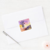 Square Dragon Sticker (Envelop)