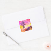 Square Dragon Sticker (Envelop)