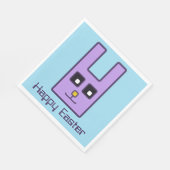 Square Easter Bunny Napkins Servet (Hoek)