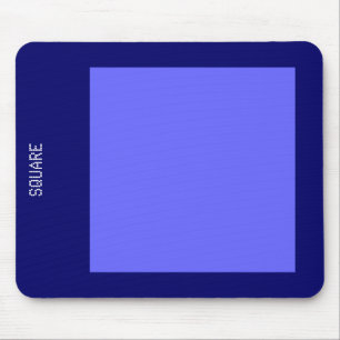 Square - Electric Blue en Deep Navy Muismat
