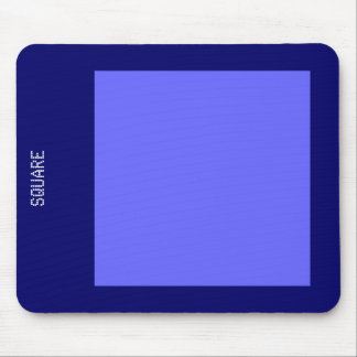 Square - Electric Blue en Deep Navy Muismat