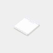 Square Elegant wavy border soft pastel Post-it® Notes (Schuin)