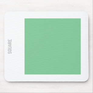 Square - Faded groen en wit Muismat