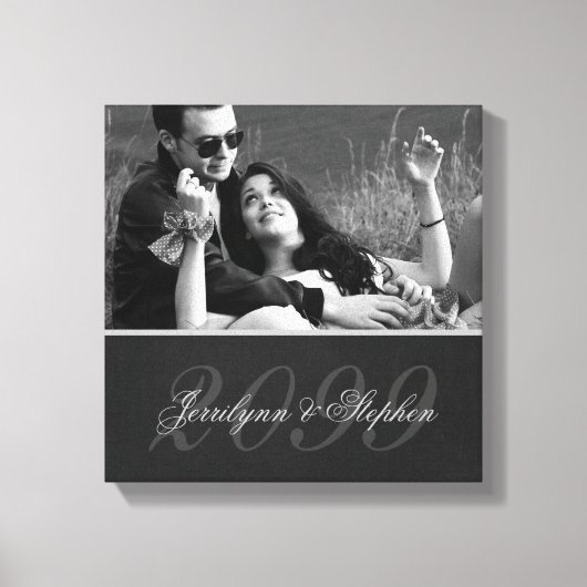 SQUARE Foto van Gray Mat Jubileum Canvas Afdruk (Voorkant)