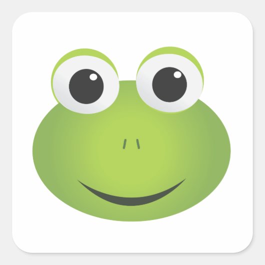 Square Frog Stickers (Voorkant)
