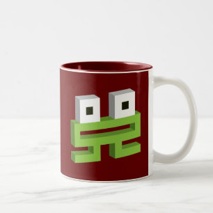 Square Frog Tweekleurige Koffiemok