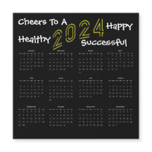 Square Fun 2024 Familie Bedrijfskalender Cadeau