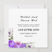Square Gatefold Wedding Kaart (Voorkant)