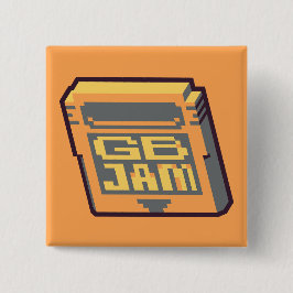 Square GBJam 13-badge Vierkante Button 5,1 Cm