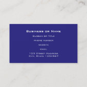 Square Geometric Multicolored Pattern Visitekaartje (Achterkant)