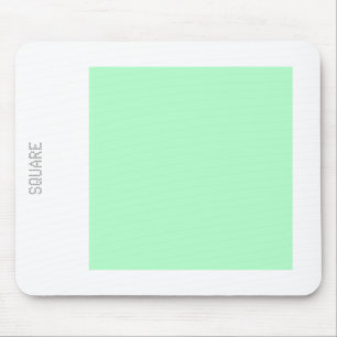 Square - Ghost Green en White Muismat