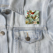 Square Hummingbird Button (In situ)