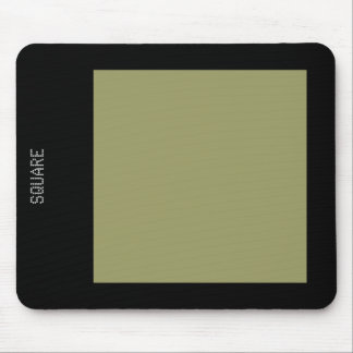 Square - Khaki en Black Muismat