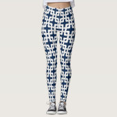 Square Knot Pattern Leggings (Voorkant)