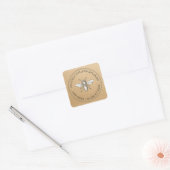 Square Kraft Honey Label (Envelop)