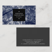 Square Label 01a - Blue Autumn (Voorkant / Achterkant)