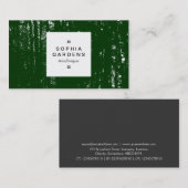 Square Label 03a - Dark Forest - Dark Forest Green (Voorkant / Achterkant)