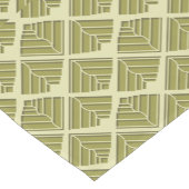 Square Leaf Pattern Gold Limoen Light Korte Tafelloper (Hoek)