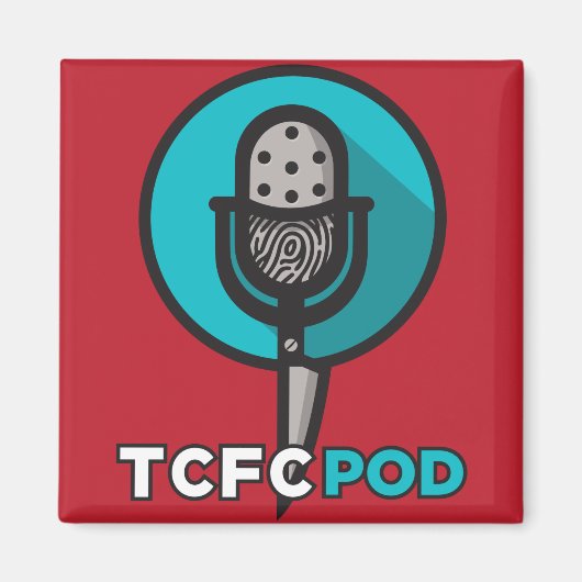 Square Logo Magnet Magneet (Voorkant)